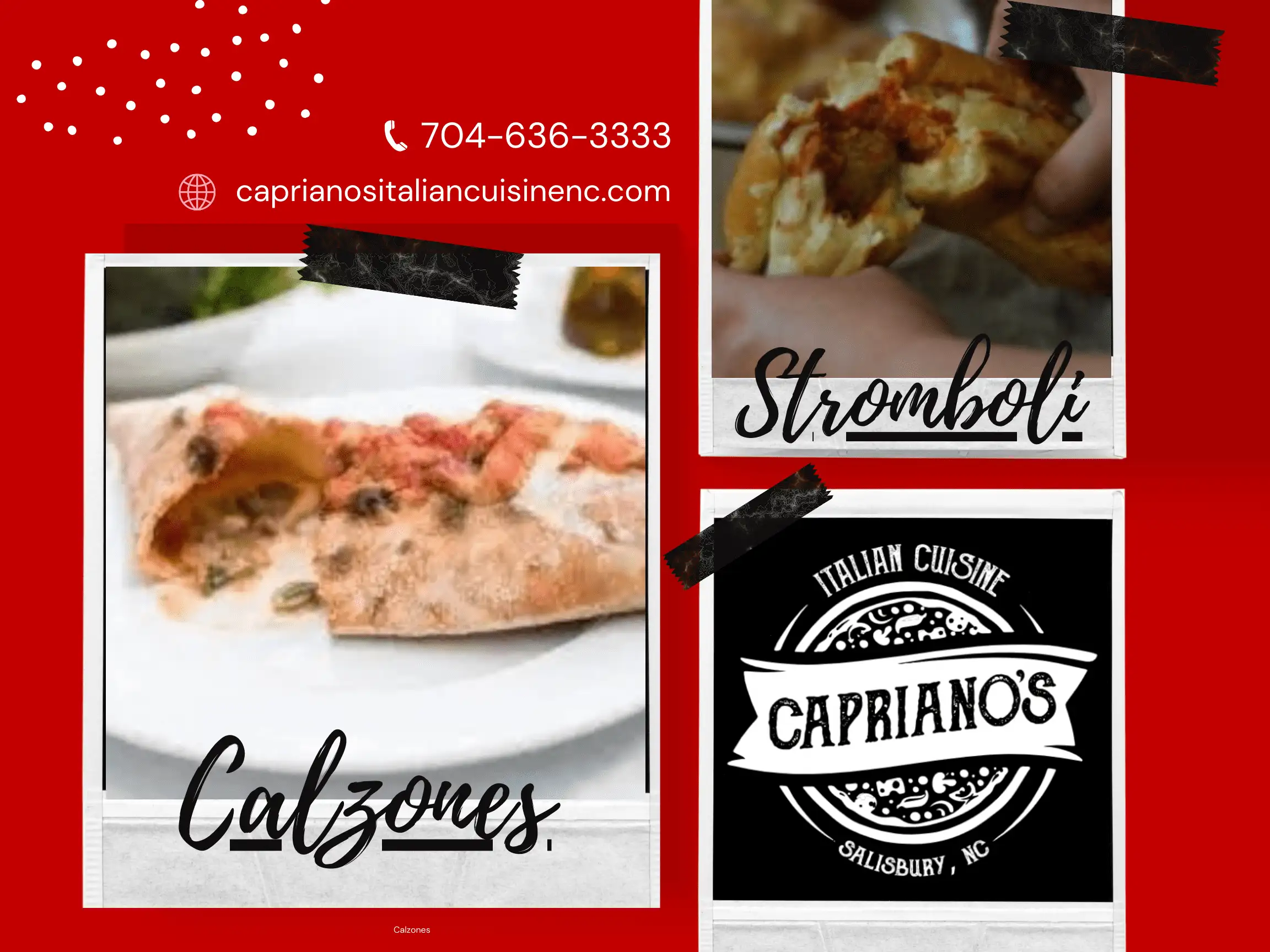 STROMBOLI VS. CALZONES