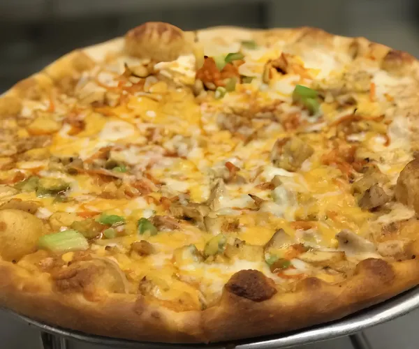 Cheesy pizza